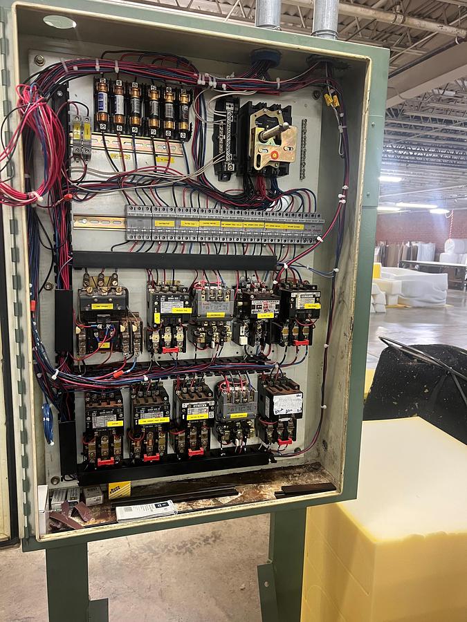 Used FIBER CONTROLS D-10(Z38) FIBER OPENING & BLOWING TYPE PILLOW/CUSHION STUFFING/FILLIING SYSTEM