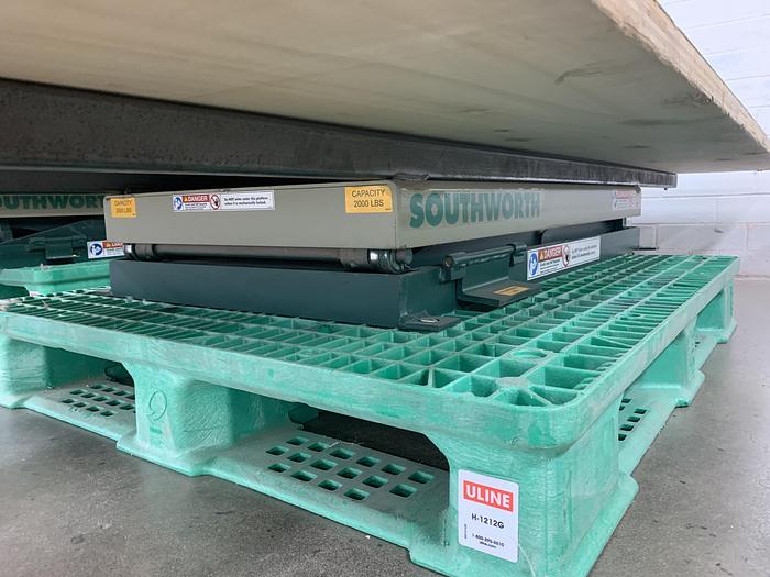 Used LOT OF (35) MISC. 2,000 LB. 2' x 4' SCISSOR-LIFT TABLES