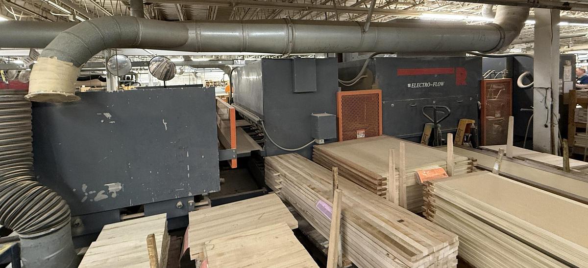 Used ROSENQUIST EF-100 ELECTRO-FLOW FEED-THROUGH RADIO-FREQUENCY GLUER