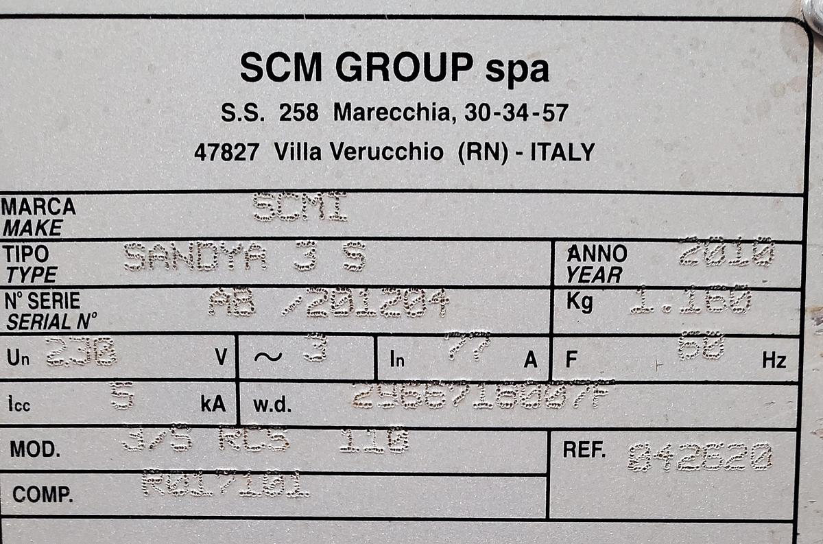 Used SCMI SANDYA-3S, 42", 3-HEAD WIDE-BELT SANDER