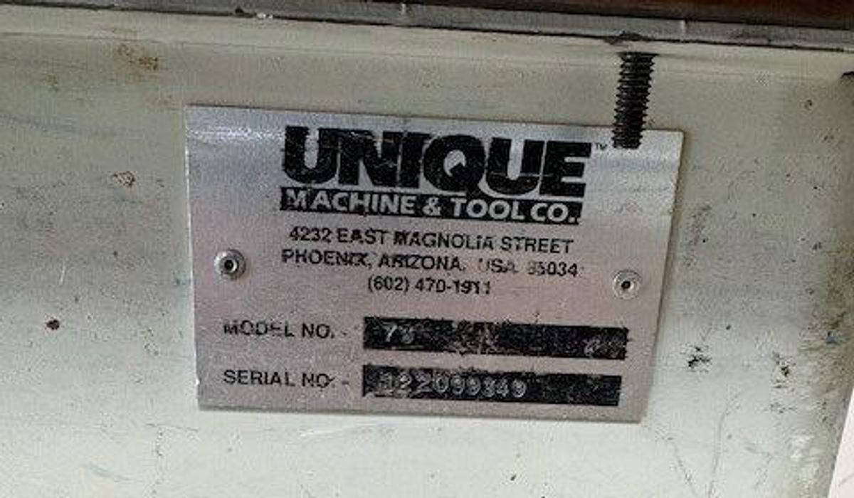 Used UNIQUE 73 DOUBLE-SPINDLE POCKET BORING MACHINE