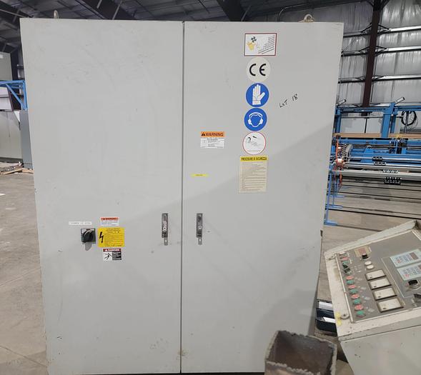 Used LEADERMAC PLANERMAC 445, 18" TOP AND BOTTOM, 4-HEAD HIGH SPEED PLANER-MOULDER