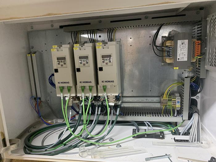 Used HOMAG SAWTRQ, B-400 PROFILINE HORIZONTAL PANEL-SAW WITH PRESSURE BEAM