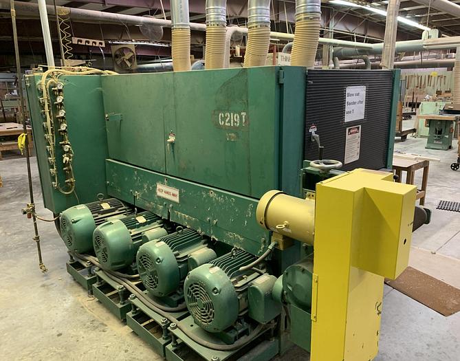 Used TIMESAVERS  337-4, 37", 4-HEAD WIDE-BELT SANDER