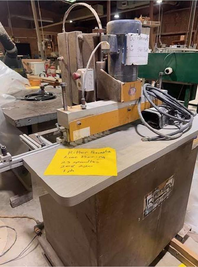 Used RITTER 23-SPINDLE LINE BORING MACHINE