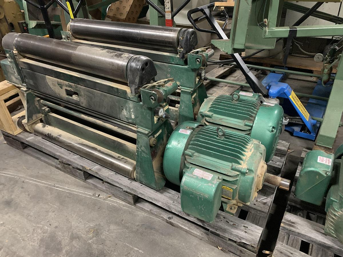 Used MISC. SPARE PARTS REMOVED FROM TIMESAVERS 337-4, 37", 4-HEAD WIDE-BELT SANDER