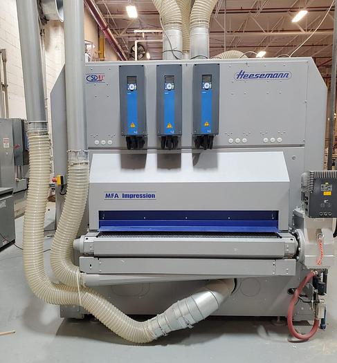 Used 2015 HEESEMAN  MFA IMPRESSION 4-HEAD WIDE-BELT SANDER