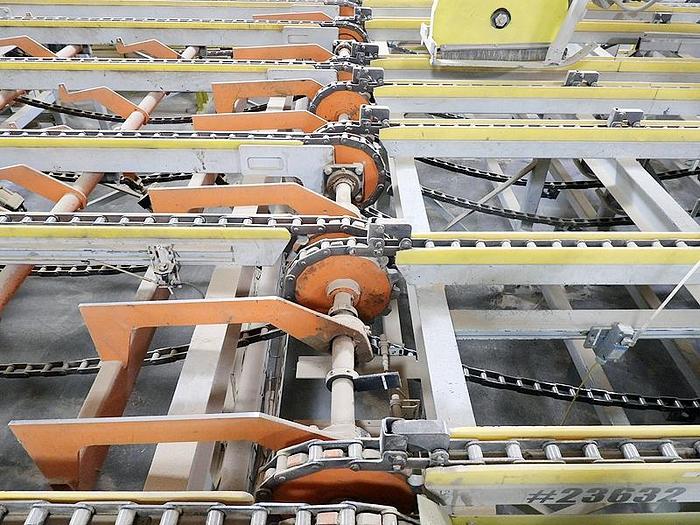 Used GRECON-DIMTER LUMBER MATERIAL-HANDLING SYSTEM / LUMBER-LINE SYSTEM FOR PLANER-LINE 