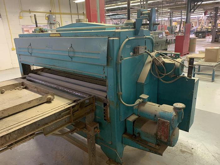 Used BLACK-BROTHERS 52" TOP AND BOTTOM PANEL CLEANING BRUSH MACHINE