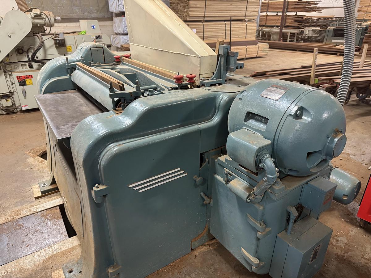 Used NEWMAN-WHITNEY S-970, 40" TOP AND BOTTOM PLANER WITH NEWMAN QUITE-CUT SPIRAL CUTTERHEAD