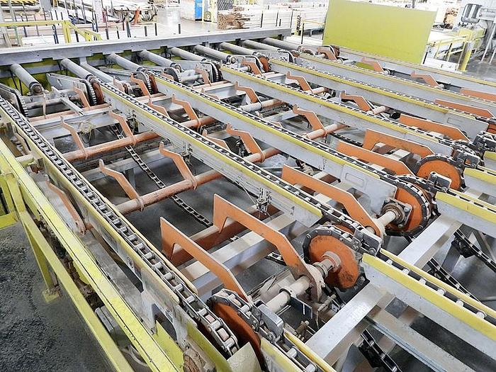Used GRECON-DIMTER LUMBER MATERIAL-HANDLING SYSTEM / LUMBER-LINE SYSTEM FOR PLANER-LINE 