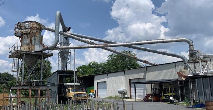 Used CYCLONE-BAGHOUSE DUST-COLLECTION SYSTEM