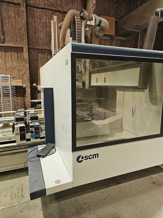 Used SCM ACCORD 50-FX, 5' x 20', 5-AXIS CNC POD & RAIL WORK-CENTER