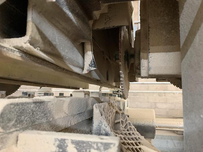 Used DOUBLE-END FEED THROUGH TRIM MACHINE