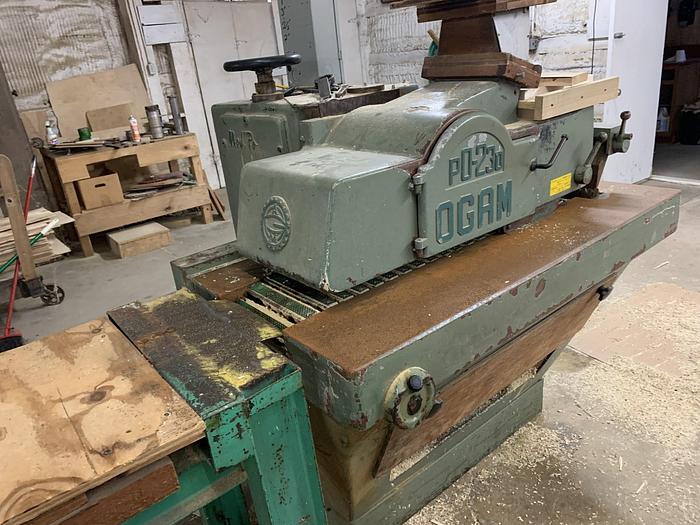 Used OGAM PO-280, 12" DIP-CHAIN GANG RIPSAW