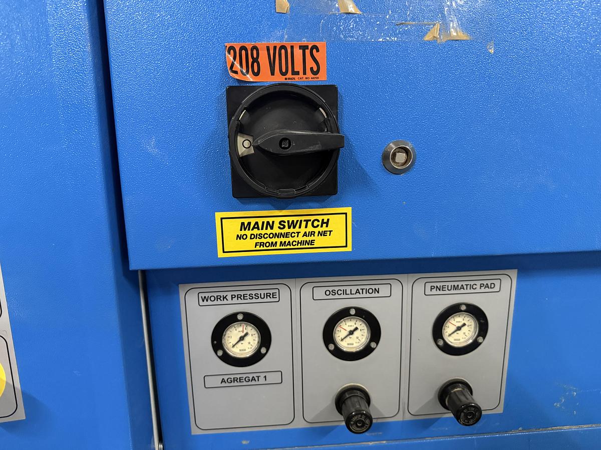 Used HOUFEK BULDOG 1300RC, 52" DOUBLE-HEAD WIDE-BELT SANDER