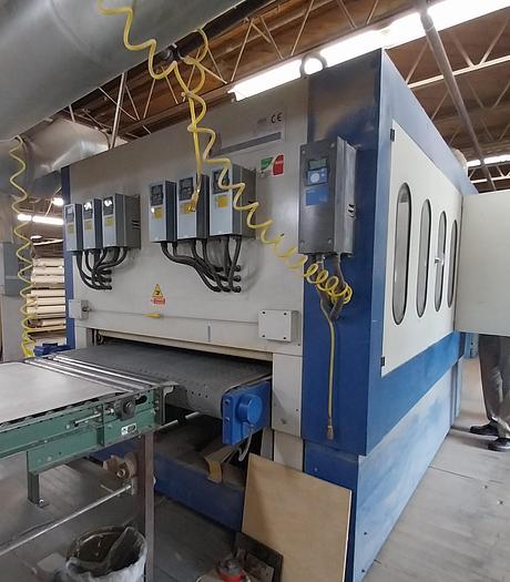 Used COSTA B-SERIES B71-LLFF-1350, 53", 4-HEAD, (2+2) DENIBBING WIDE-BELT SANDER