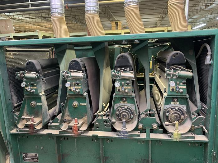 Used TIMESAVERS  337-4, 37", 4-HEAD WIDE-BELT SANDER