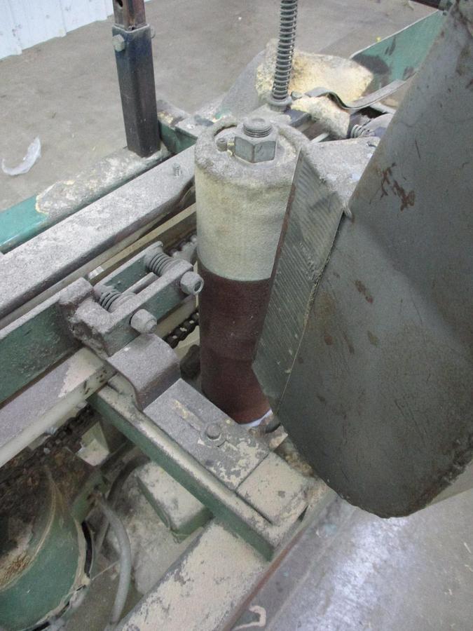 Used CLINE MACHINE DOUBLE-SIDED FEED-THRU "PUMP/PNEUMATIC SLEEVE" SMALL PARTS SANDER