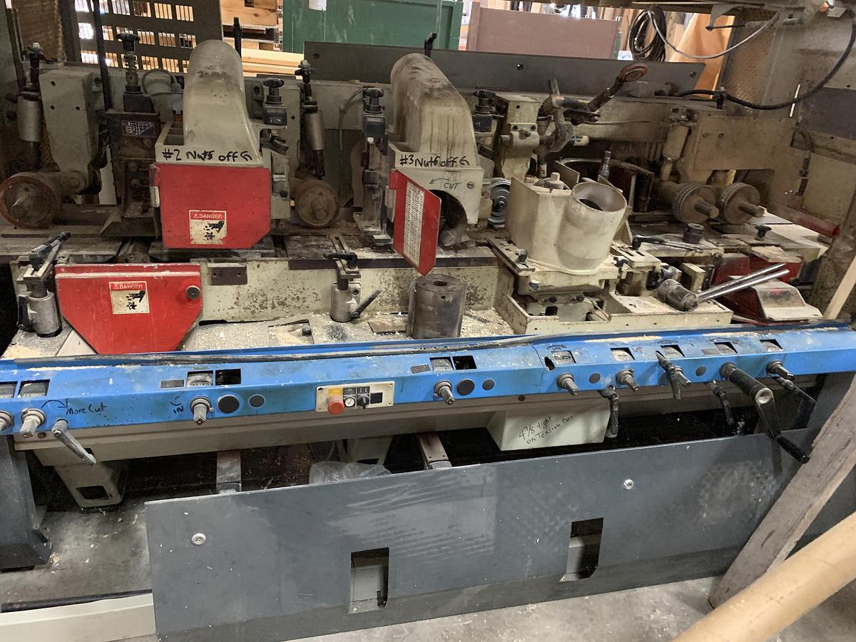 Used WEINIG UNIMAT 23 E, 6-HEAD MOULDER