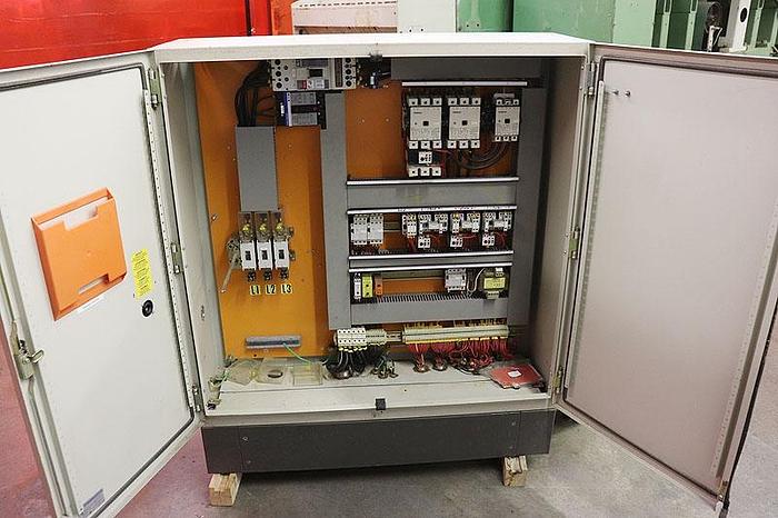 Used WACO LAMELL-90, 24 INCH DIP-CHAIN GANG RIPSAW