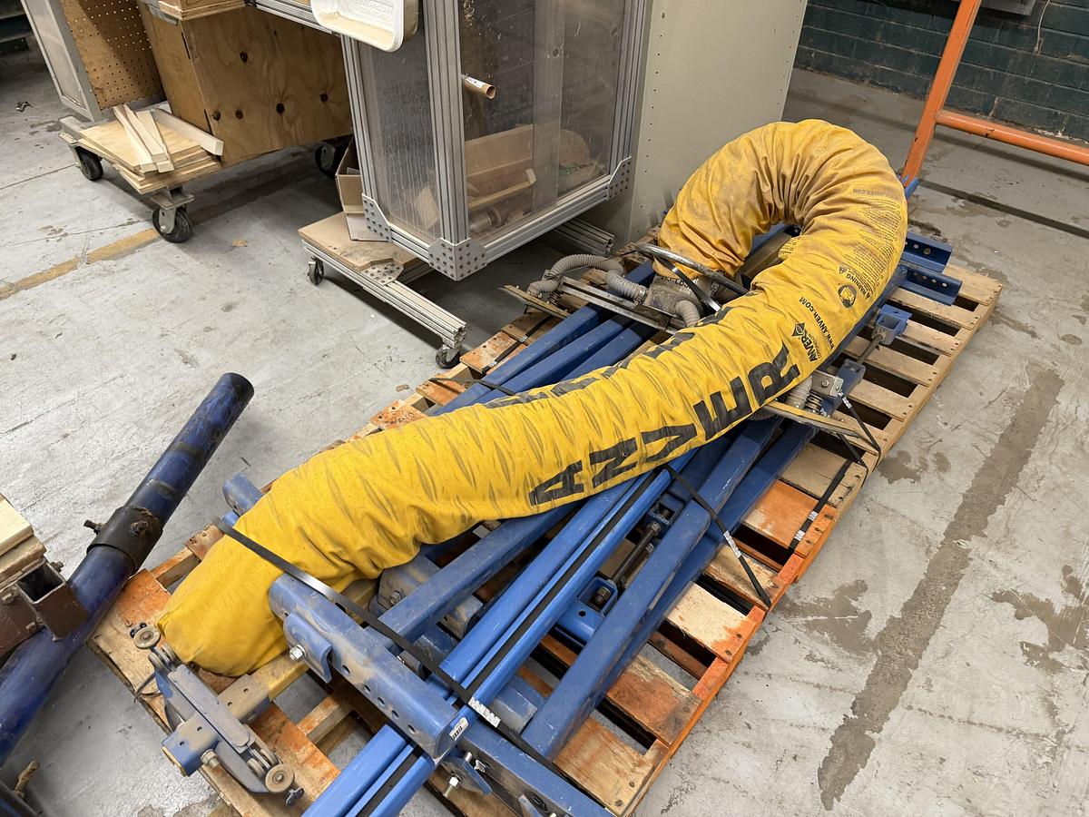 Used ANVER 215 LB. VACUUM LIFT WITH 36’ x 10’ X/Y CEILING GANTRY 