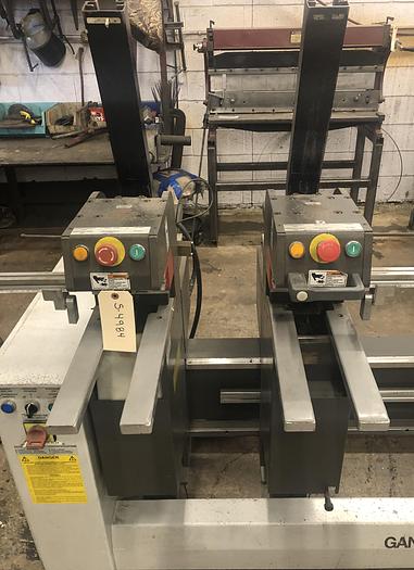 Used GANNOMAT EXPRESS 802 DOUBLE-END HINGE-SEAT BORING MACHINE