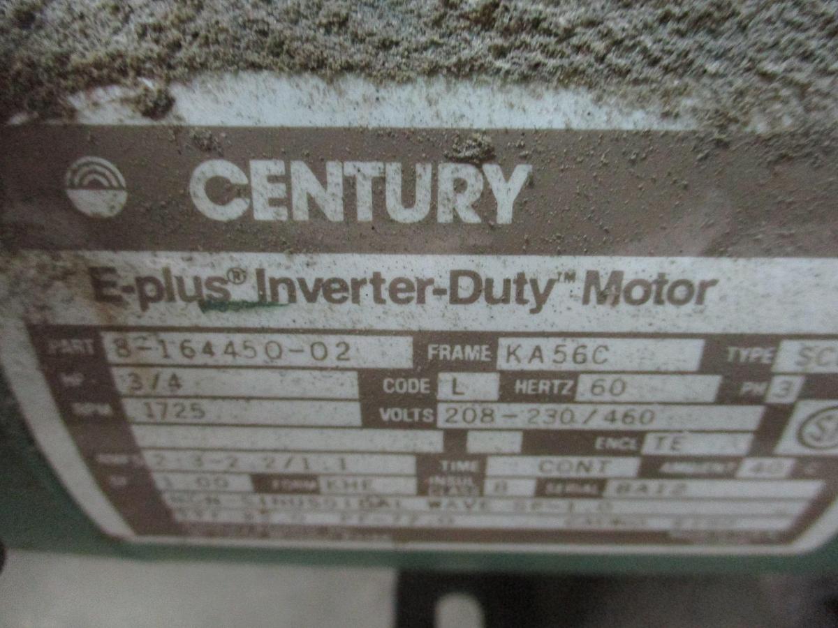 Used CLINE MACHINE DOUBLE-SIDED FEED-THRU "PUMP/PNEUMATIC SLEEVE" SMALL PARTS SANDER