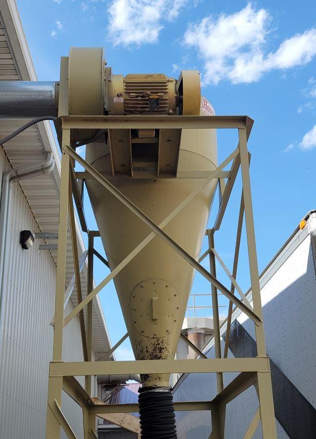 Used HONEYVILLE HF11, 15 HP CYCLONE DUST-COLLECTOR WITH DUST COLLECTION BIN