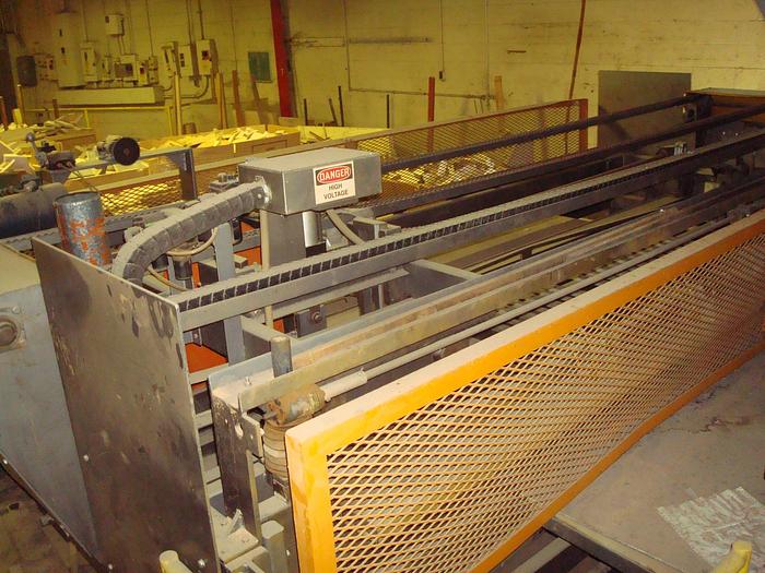 Used ROSENQUIST ELECTRO-FLOW CONTINUOUS FEED-THROUGH RADIO FREQUENCY GLUER