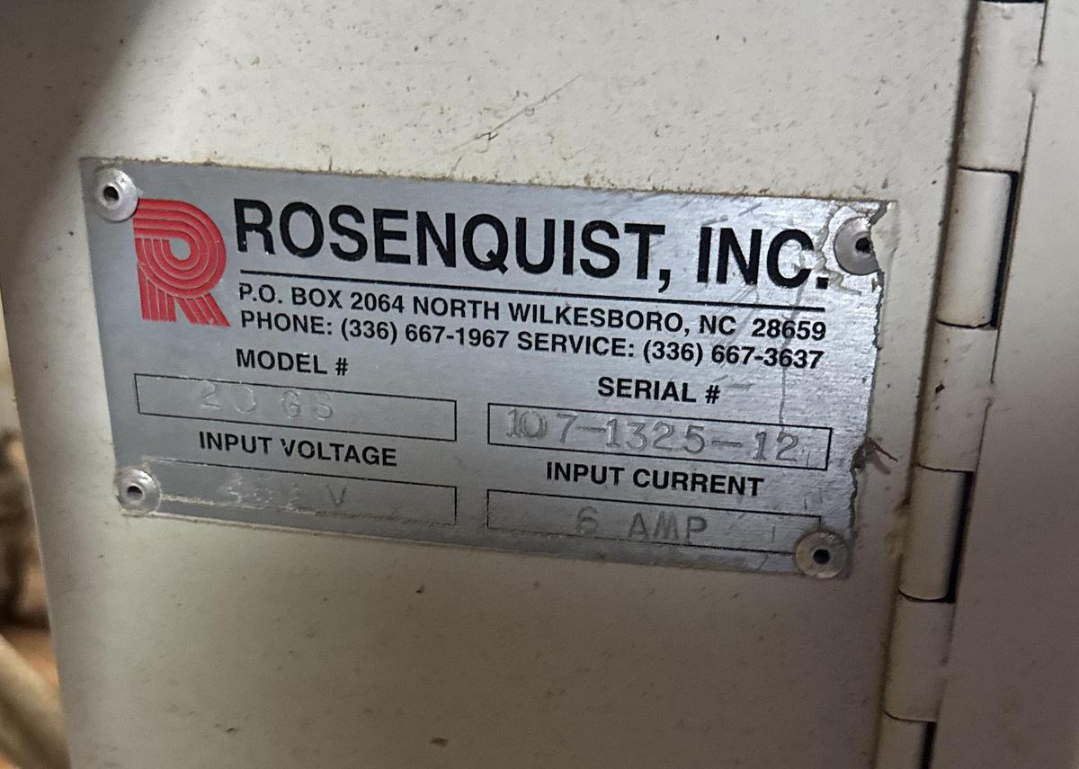 Used ROSENQUIST 20-GS, 20" CONVEYORIZED GLUE-SPREADER