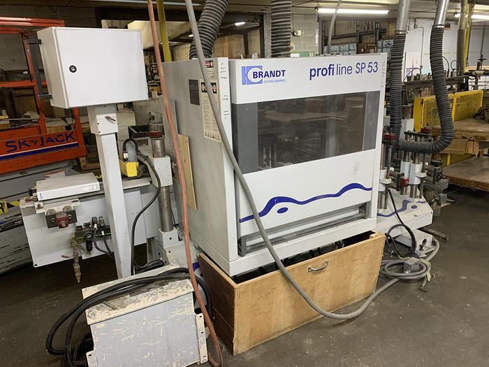 Used BRANDT PROFILINE SP53 FEED-THROUGH SHAPE AND SAND MACHINE
