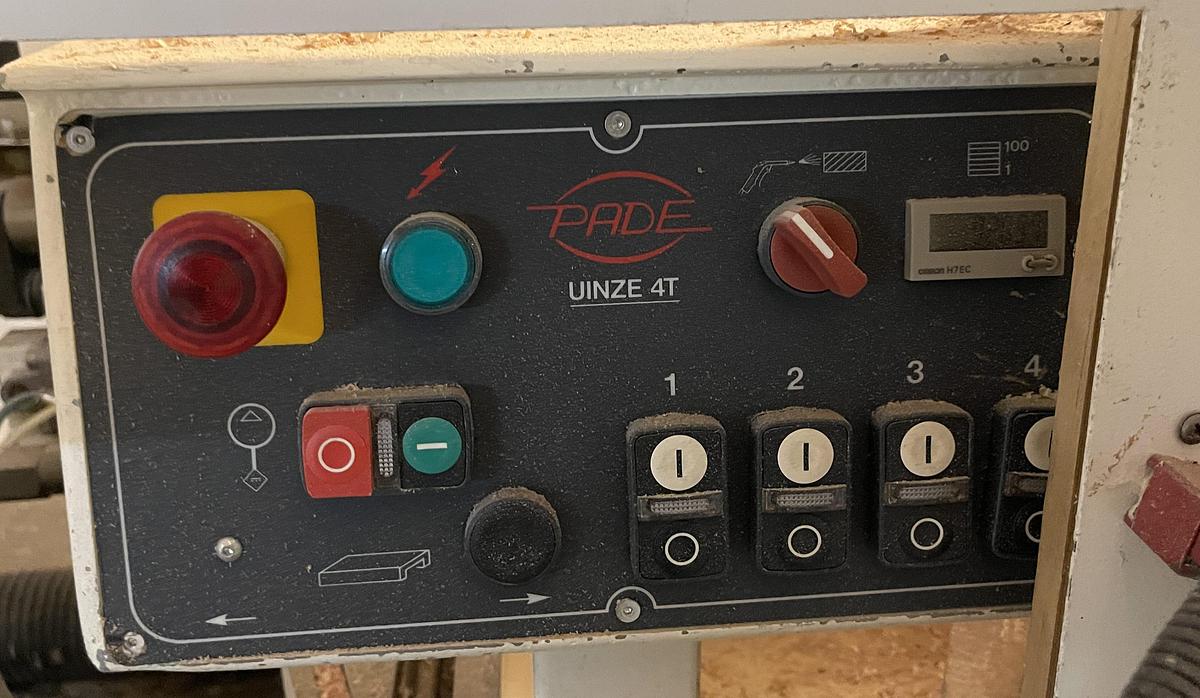 Used PADE UINZE 2 + 2 T LINEAR PROFILE SHAPER WITH SANDERS