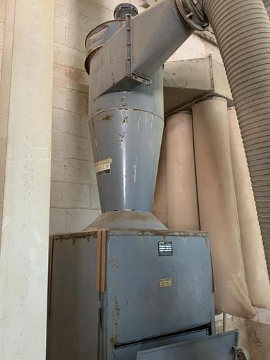 Used TORIT 20-3 COMBINATION CYCLONE AND BAG PORTABLE DUST-COLLECTOR