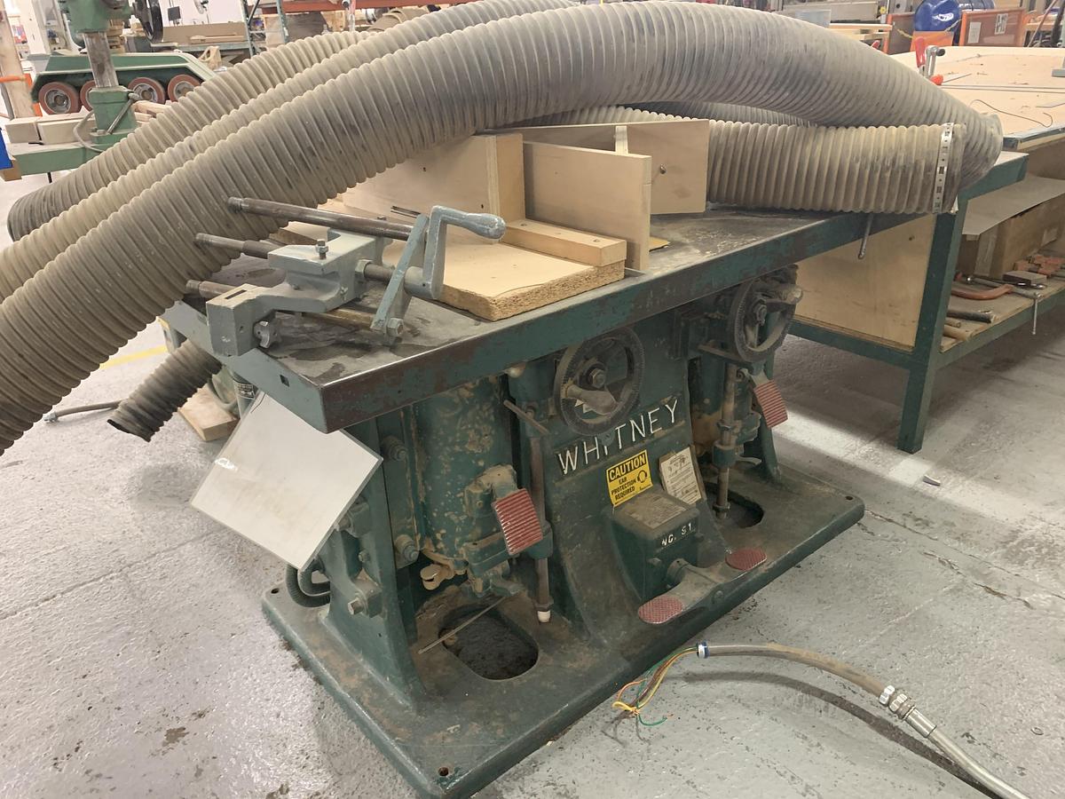Used WHITNEY 91 DOUBLE SPINDLE-SHAPER