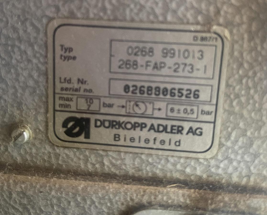 Used DURKOPP-ADLER 268-FAP-273-1 SEWING MACHINE
