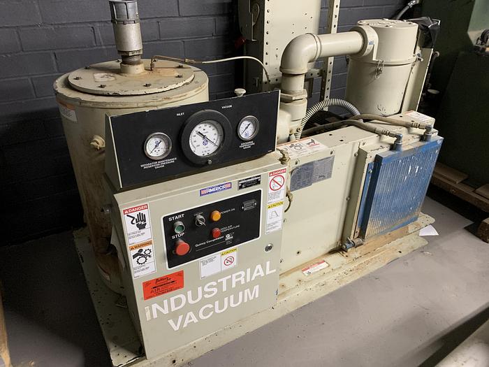 Used QUINCY CSVB25ANN1G, 30 HP INDUSTRIAL ROTARY SCREW VACUUM PUMP