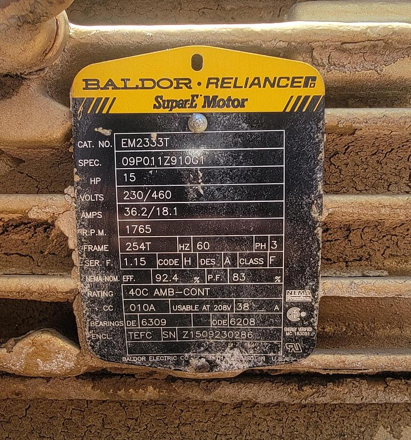 Used HONEYVILLE HF11, 15 HP CYCLONE DUST-COLLECTOR WITH DUST COLLECTION BIN