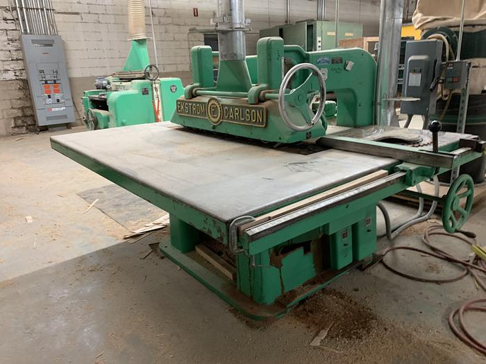 Used EKSTROM-CARLSON  "E" STRAIGHT-LINE RIPSAW