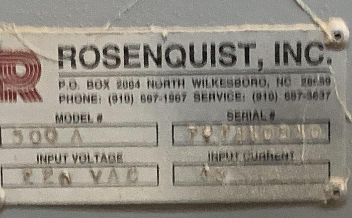 Used ROSENQUIST  INCLINED RADIO FREQUENCY GLUER