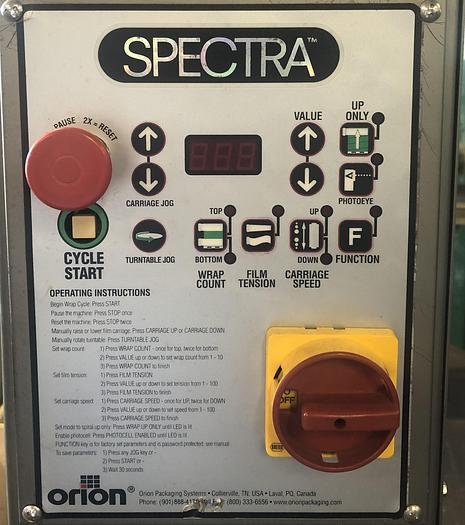 Used ORION SPECTRA STRETCH-WRAP MACHINE