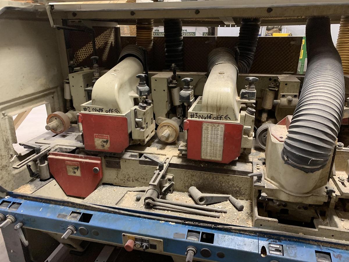 Used WEINIG UNIMAT 23 E, 6-HEAD MOULDER