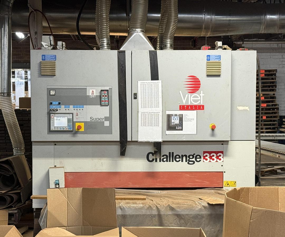 Used VIET CHALLENGE 3333, 52", 3-HEAD WIDE-BELT SANDER