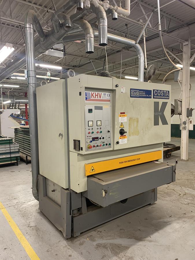 Used COSTA KVH-CC-1350, 53", DOUBLE-HEAD WIDE-BELT SANDER