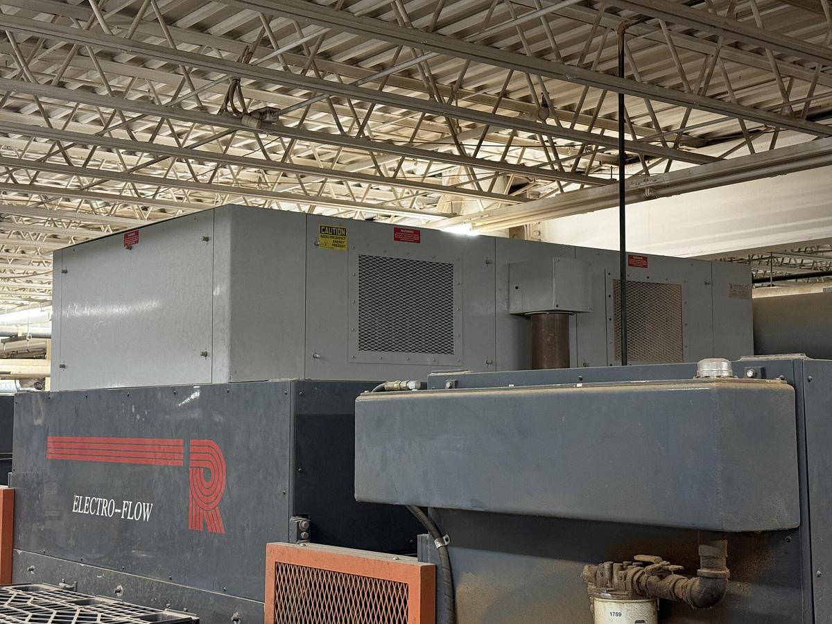 Used ROSENQUIST EF-100 ELECTRO-FLOW FEED-THROUGH RADIO-FREQUENCY GLUER