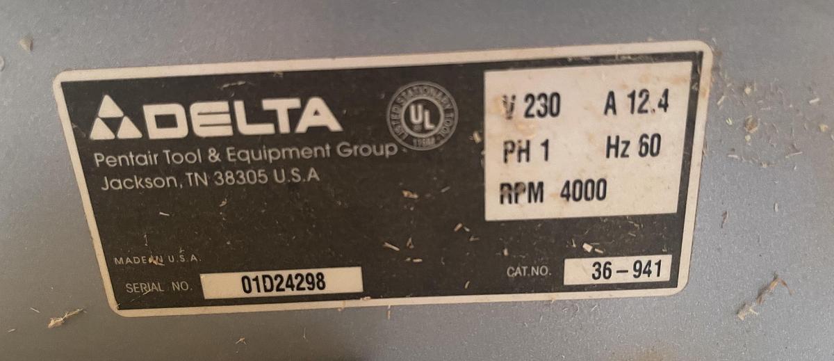 Used DELTA PLATINUM SERIES 36-941 UNISAW TABLE SAW