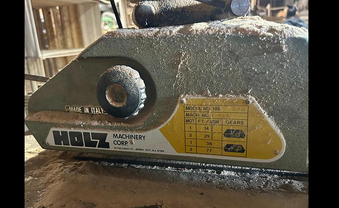 Used HOLZ 198, 3-ROLL FEEDER