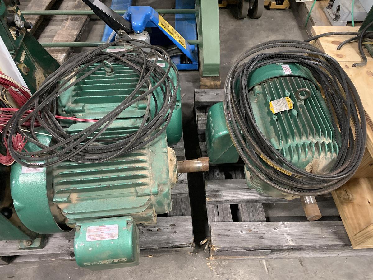 Used MISC. SPARE PARTS REMOVED FROM TIMESAVERS 337-4, 37", 4-HEAD WIDE-BELT SANDER