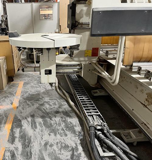 Used SCMI ROUTECH RECORD 132 PRISMA TUNPR 5-AXIS POD AND RAIL CNC MACHINING CENTER