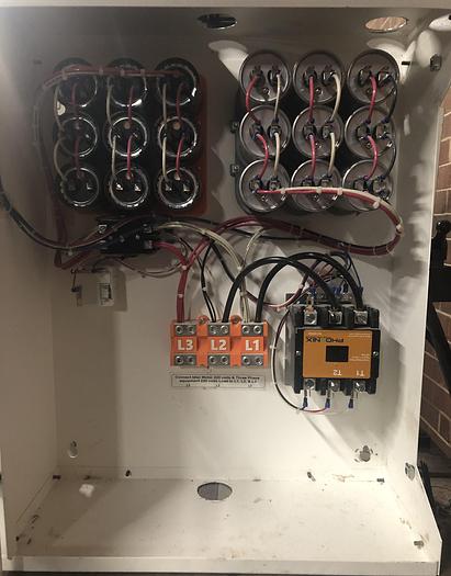 Used PHOENIX 40 HP, 208-230/460, 3-PHASE ROTARY PHASE CONVERTER